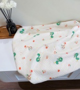 Khăn mặt muslin, khăn tắm muslin họa tiết xinh xắn cho bé giá rẻ